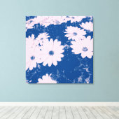 Blumenbild auf Leinwand (Insitu (Holzboden))