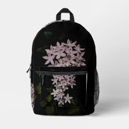 Blumenbild auf Rucksack