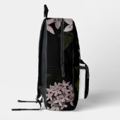 Blumenbild auf Rucksack (Links)