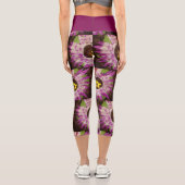 Blumenbild Capri Leggings (Rückseite)