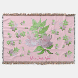 Blumenbild der Bündel der hübschen rosa Blumen Decke