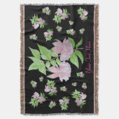 Blumenbild der Bündel der hübschen rosa Blumen Decke (Vorderseite Vertikal)