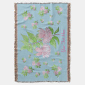 Blumenbild hübscher rosa Blume Decke (Vorderseite Vertikal)