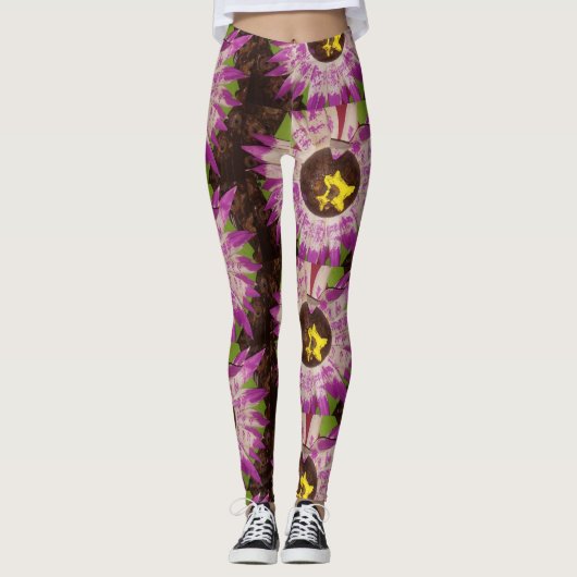 Blumenbild-Leggings Leggings (Vorderseite)