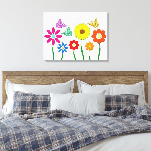 Blumenbild Leinwanddruck (Insitu (Schlafzimmer))