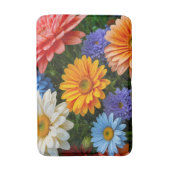 Blumenbild Nr. 1, Florale Serie Badematte (Vorderseite Vertikal)