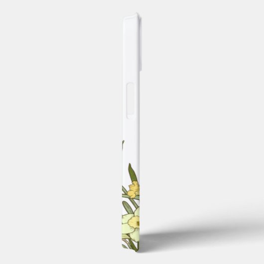 Blumenbild von gelben Narzellen auf Case-Mate iPhone Hülle (Rückseite / Rechts)