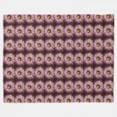 Blumenbilddecke Fleecedecke (Vorderseite (Horizontal))