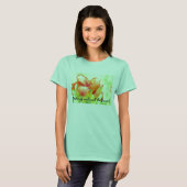 Blumenbilder 145, Weck hoch und rieche die Blume! T-Shirt (Vorne ganz)