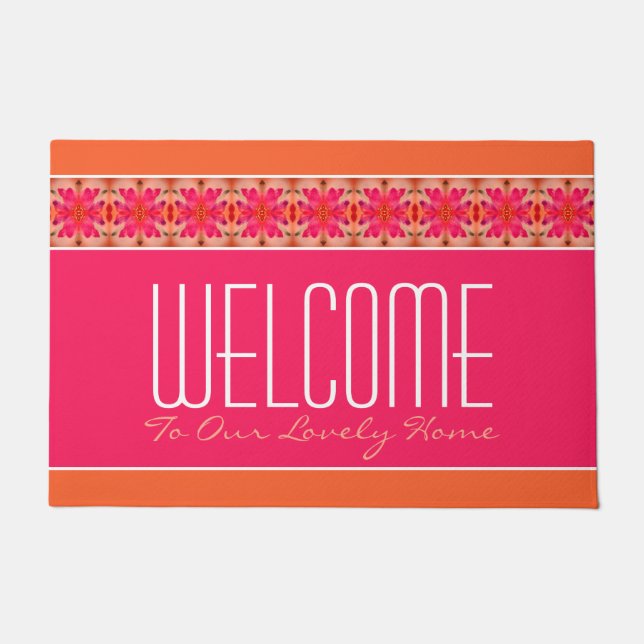 Blumenbilder Fußmatte (Vorderseite)