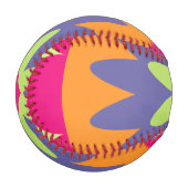 Blumenbilder in orangen und rosa baseball (Vorderseite Links)