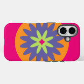 Blumenbilder in orangen und rosa Case-Mate iPhone hülle (Rückseite (Horizontal))
