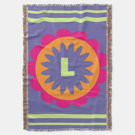 Blumenbilder in orangen und rosa decke (Vorderseite Vertikal)