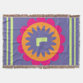 Blumenbilder in orangen und rosa decke (Vorderseite)