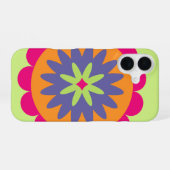 Blumenbilder in orangen und rosa iPhone 16 hülle (Rückseite (Horizontal))