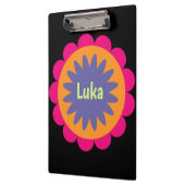 Blumenbilder in orangen und rosa klemmbrett (Links)