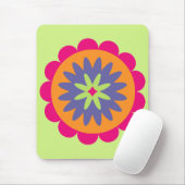 Blumenbilder in orangen und rosa mousepad (Mit Mouse)