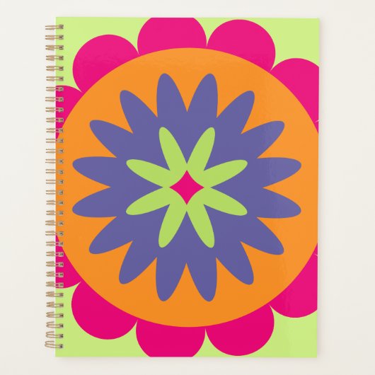Blumenbilder in orangen und rosa planer (Vorderseite)