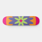 Blumenbilder in orangen und rosa skateboard (Horizontal)