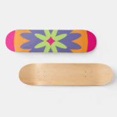 Blumenbilder in orangen und rosa skateboard (Horizontal)