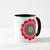 Blumenbilder in orangen und rosa tasse (VorderseiteRechts)