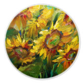 Blumenbilder Keramik Knobs Keramikknauf (Vorderseite)