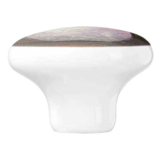 Blumenbilder Keramik Knobs Keramikknauf (Seitenansicht)