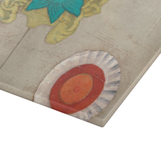 Blumenblatt kopiert I Schneidebrett (Ecke)