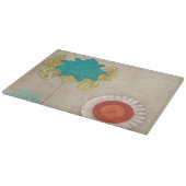 Blumenblatt kopiert I Schneidebrett (Ecke)