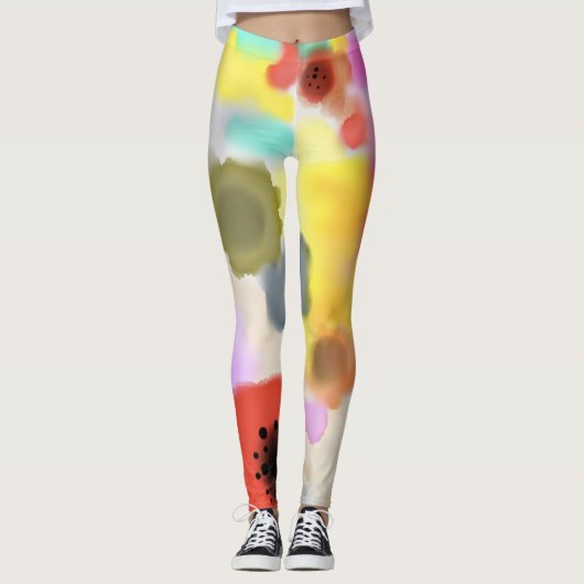 Blumenblatt-Leggings Leggings (Vorderseite)
