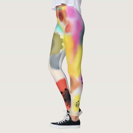 Blumenblatt-Leggings Leggings (Links)