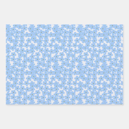 Blumenblätter 19" x 29", Matte Geschenkpapier Set (Vorderseite 2)