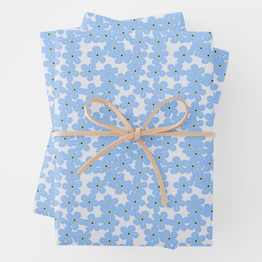 Blumenblätter 19" x 29", Matte Geschenkpapier Set (Beispiel)