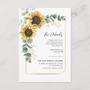 Blumenblätter Hochzeitdetails Begleitkarte