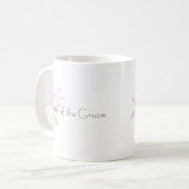 Blumenblätter im Rosa Kaffeetasse (Vorderseite Links)