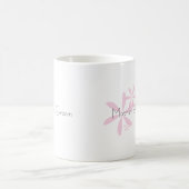 Blumenblätter im Rosa Kaffeetasse (Mittel)