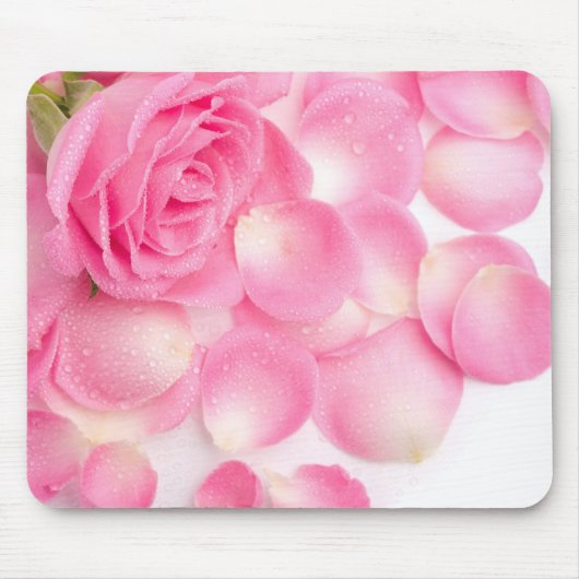 Blumenblätter Mousepad (Vorne)