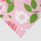 Blumenblätter und bemalte Eier Seidenpapier (Ausschnitt)