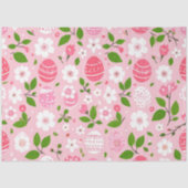 Blumenblätter und bemalte Eier Seidenpapier (Vorderseite)