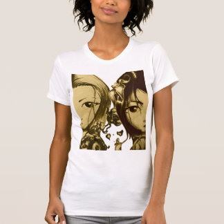 Blumenblätter und Bienenkönigin T-Shirt
