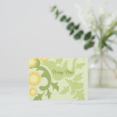 BlumenBlätter Visitenkarte (Stehend Vorderseite)