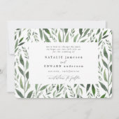 Blumenblätterflora verändern das Datum Save The Date (Rückseite)