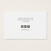 Blumenblätterkarten für Schmuckstücke (Rückseite)