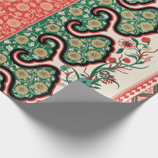 Blumenblätterpapier Geschenkpapier (Ecke)