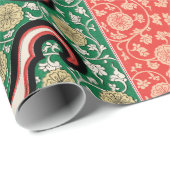 Blumenblätterpapier Geschenkpapier (Rolleneckpunkt)