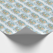 Blumenblätterpapier Geschenkpapier (Ecke)