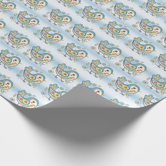 Blumenblätterpapier Geschenkpapier (Ecke)