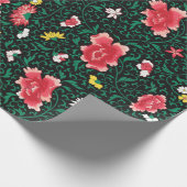 Blumenblätterpapier Geschenkpapier (Ecke)