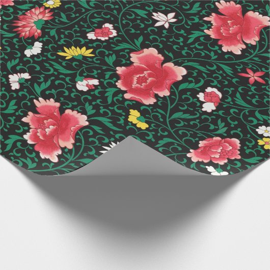 Blumenblätterpapier Geschenkpapier (Ecke)