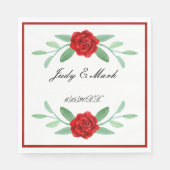 Blumenblätterpapier Napkins Serviette (Vorderseite)